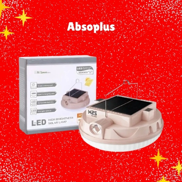 ART H2S Lampu LED Emergency UFO Senter Solar Panel Variasi 500W HS Q189