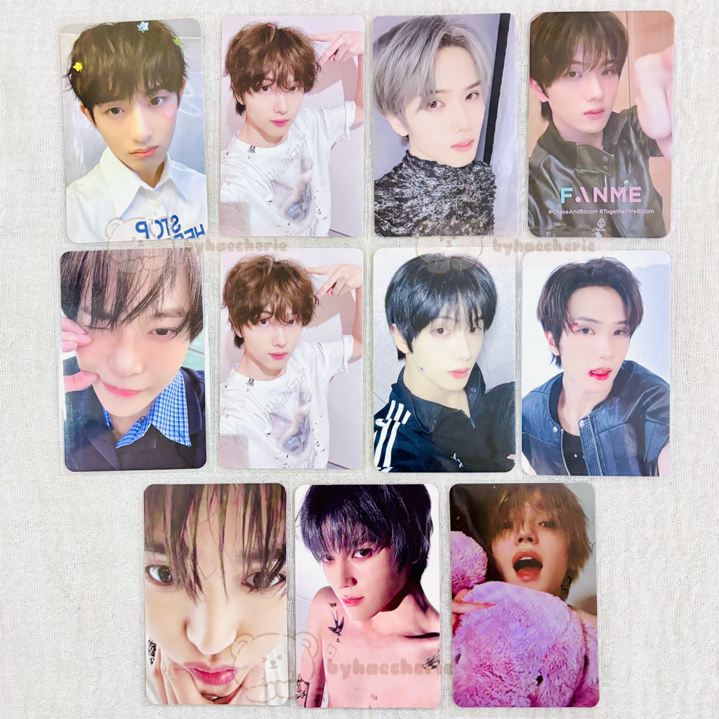 |Ready Stock| PC Photocard Taeyong Doyoung Winwin Jisung kitty zoom boneka jepitan adidas shirtless 