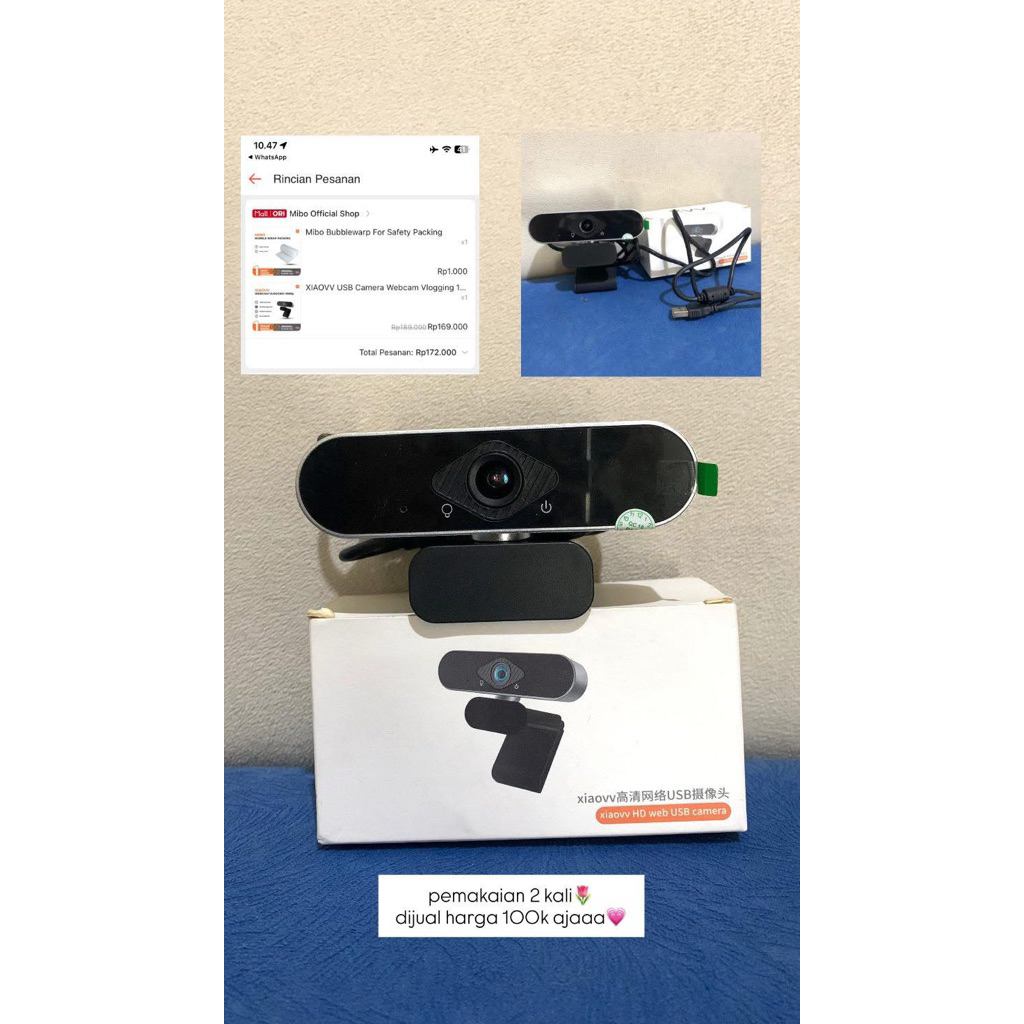 XIAOVV USB Camera Webcam Vlogging