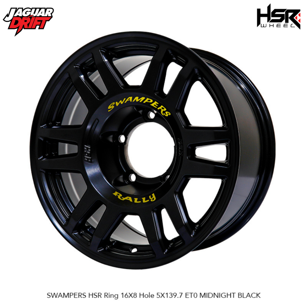 Velg Ring 16 Untuk Mobil Jimny Pelek Hsr Swampers Ring 16 Pcd 5x139,7
