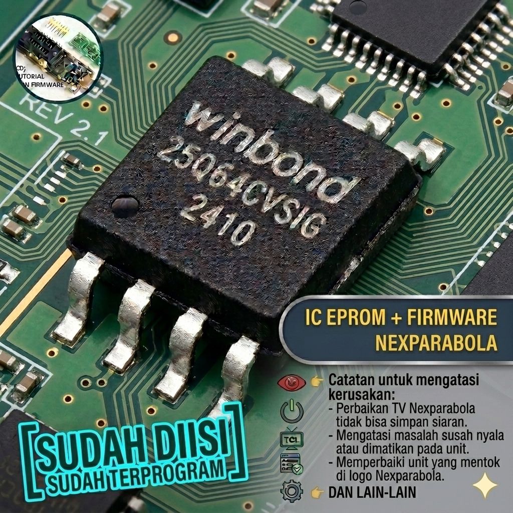 NEX PARABOLA ic eprom isi firmware