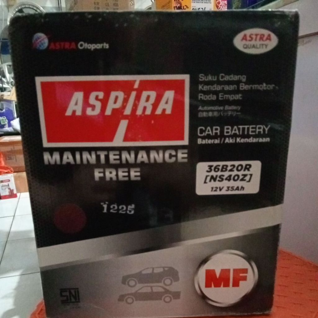 Baterai kering Aspira 36B20R ( NS40Z )