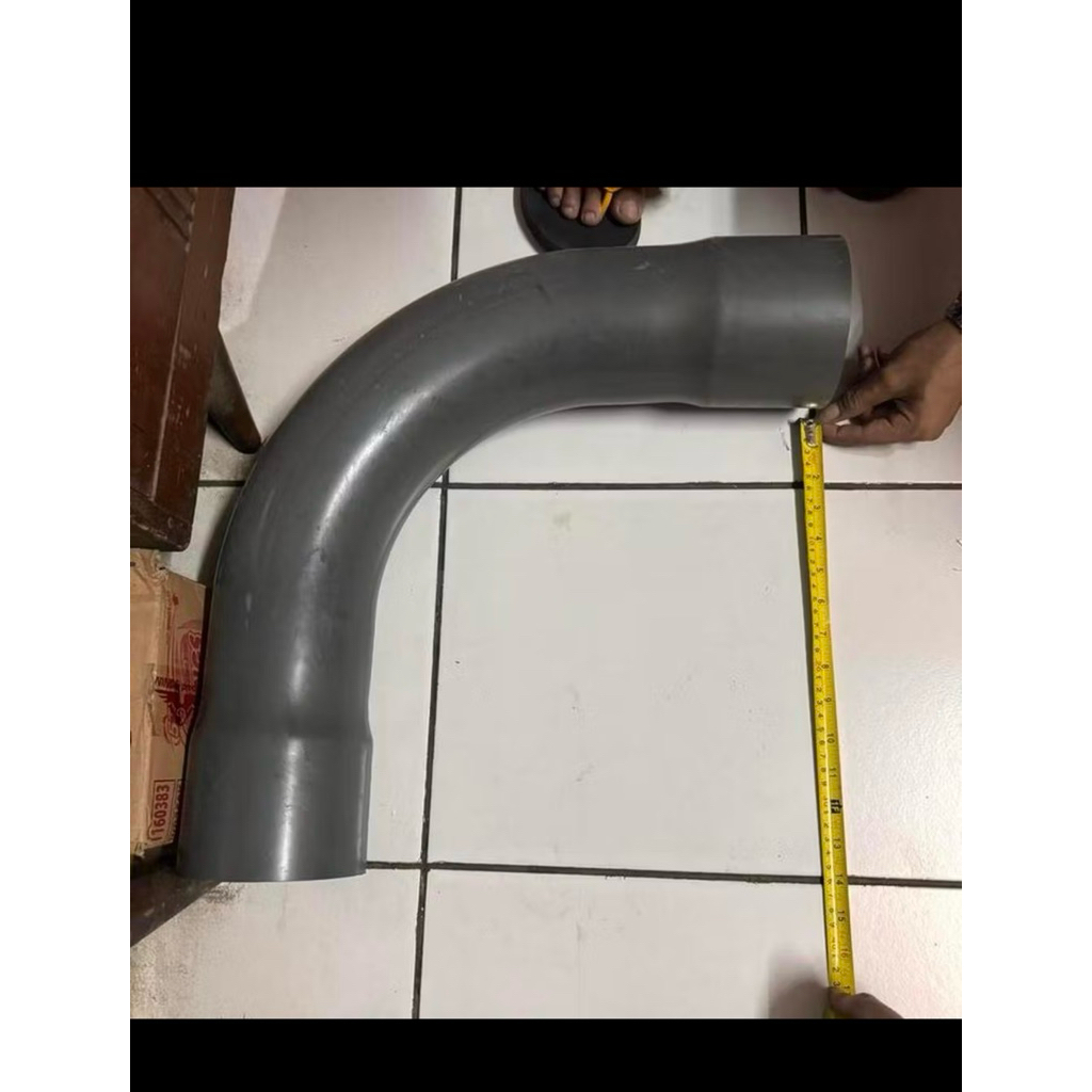 LONG ELBOW 4" INCH D KENI BELOK PANJANG KNEE BOCH BOK BOC