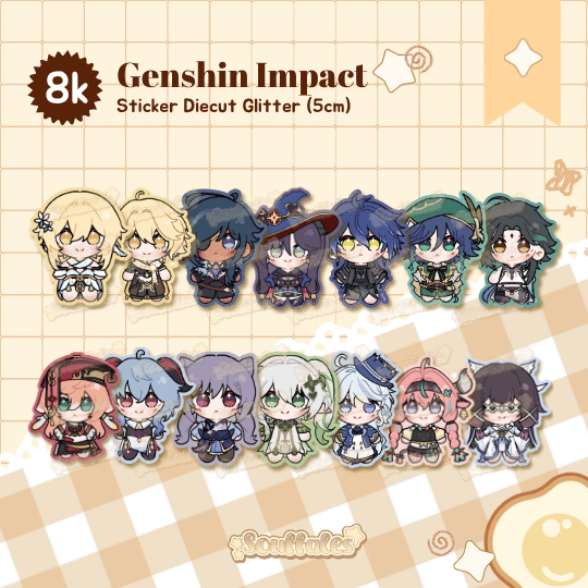 Souffales | Genshin Impact GI Lumine Aether Kaeya Mona Flins Venti Xiao Yanfei ganyu Keqing Nahida F