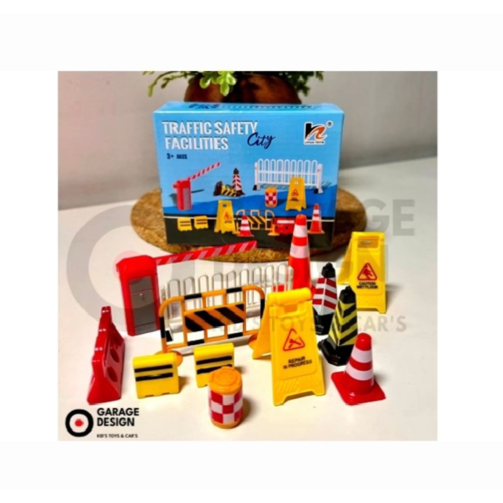 garage set miniatur diorama