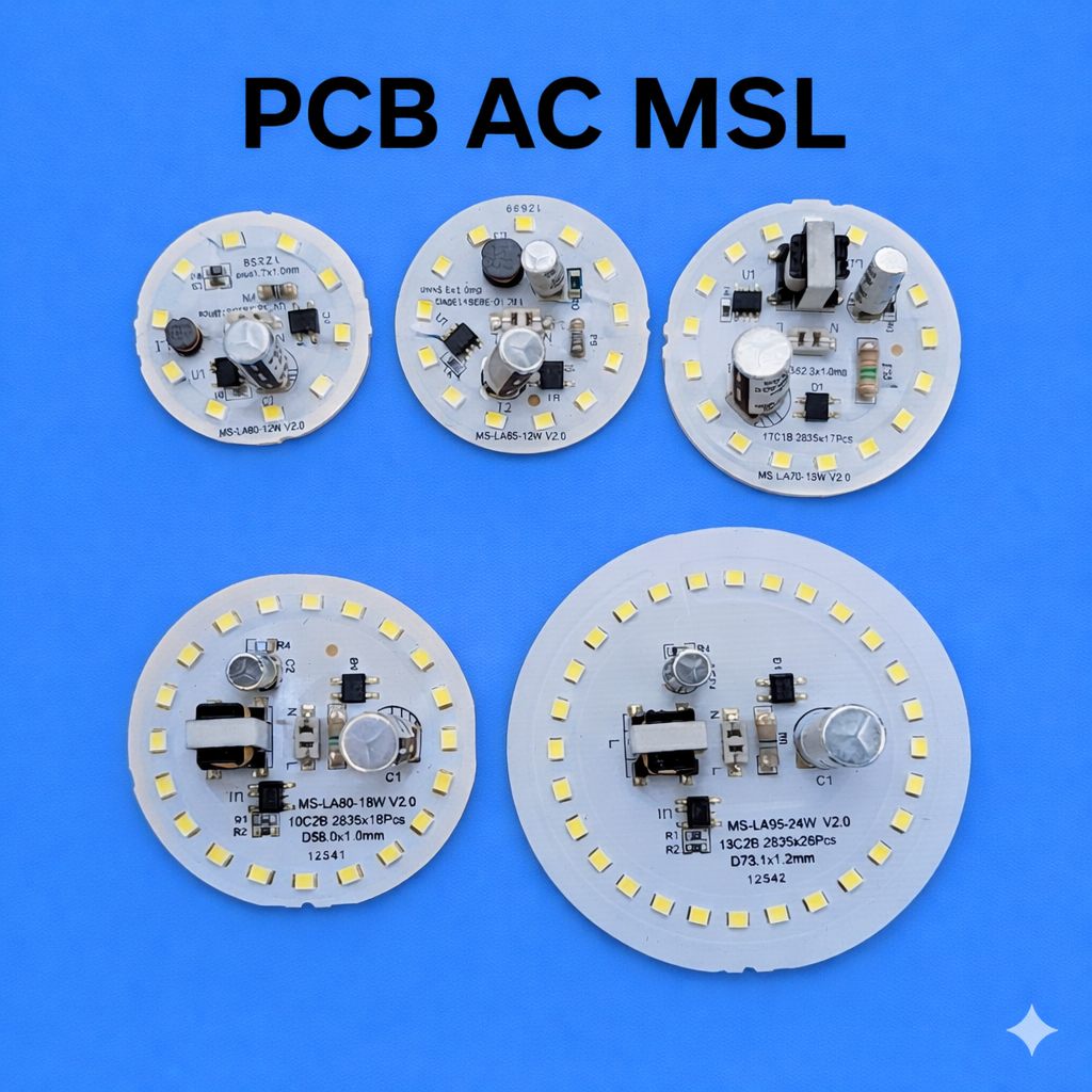 DIY.MP PCB LED AC MSL 7-9-12-15-18 Watt MG