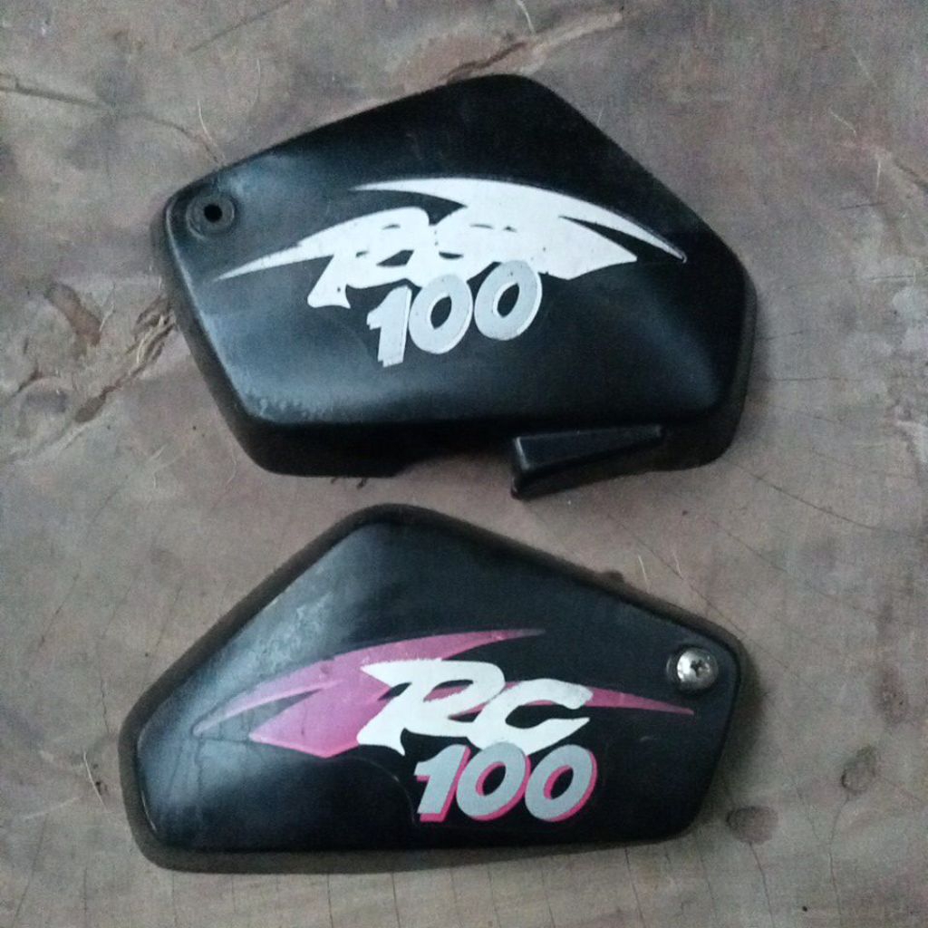 Cover / Tutup Aki Set Original Copotan Motor Suzuki RC 100 Bravo