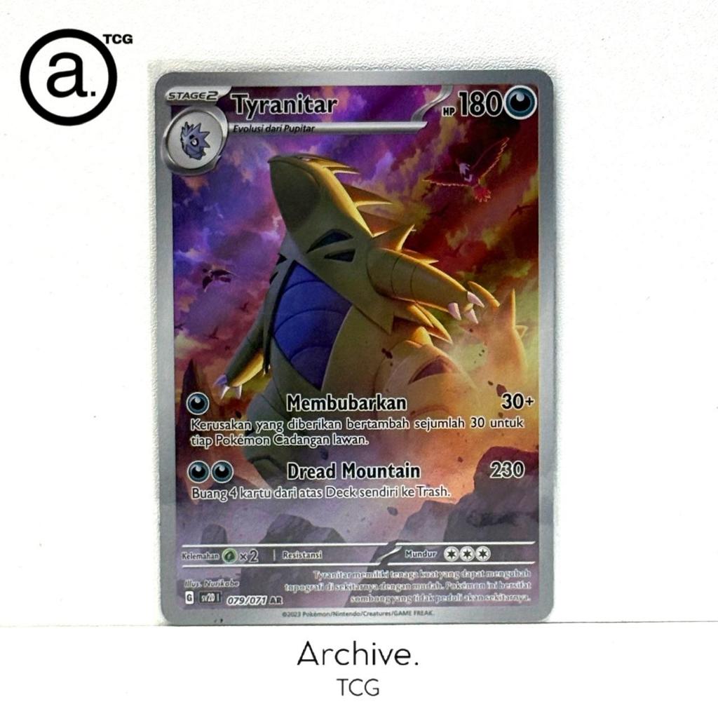 Tyranitar AR (079/071) Pokemon Indonesia ~ Letusan Tanah SV2D