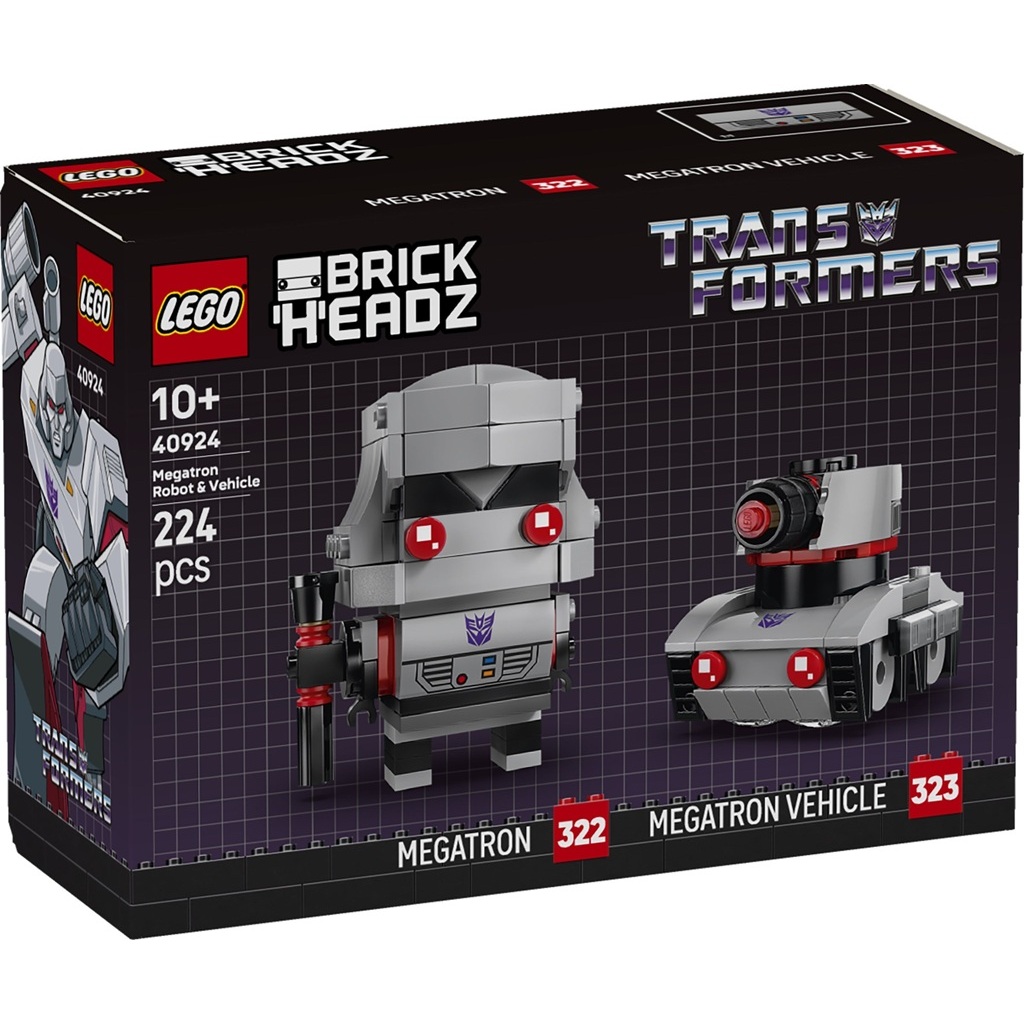 Lego Brickheadz 40924 Megatron Robot & Vehicle