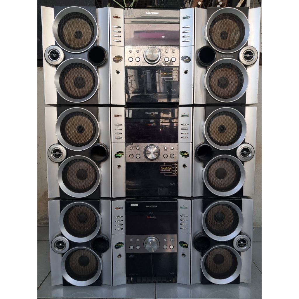 BORONGAN COMPO POLYTRON FX952 TAPE OK RADIO OK