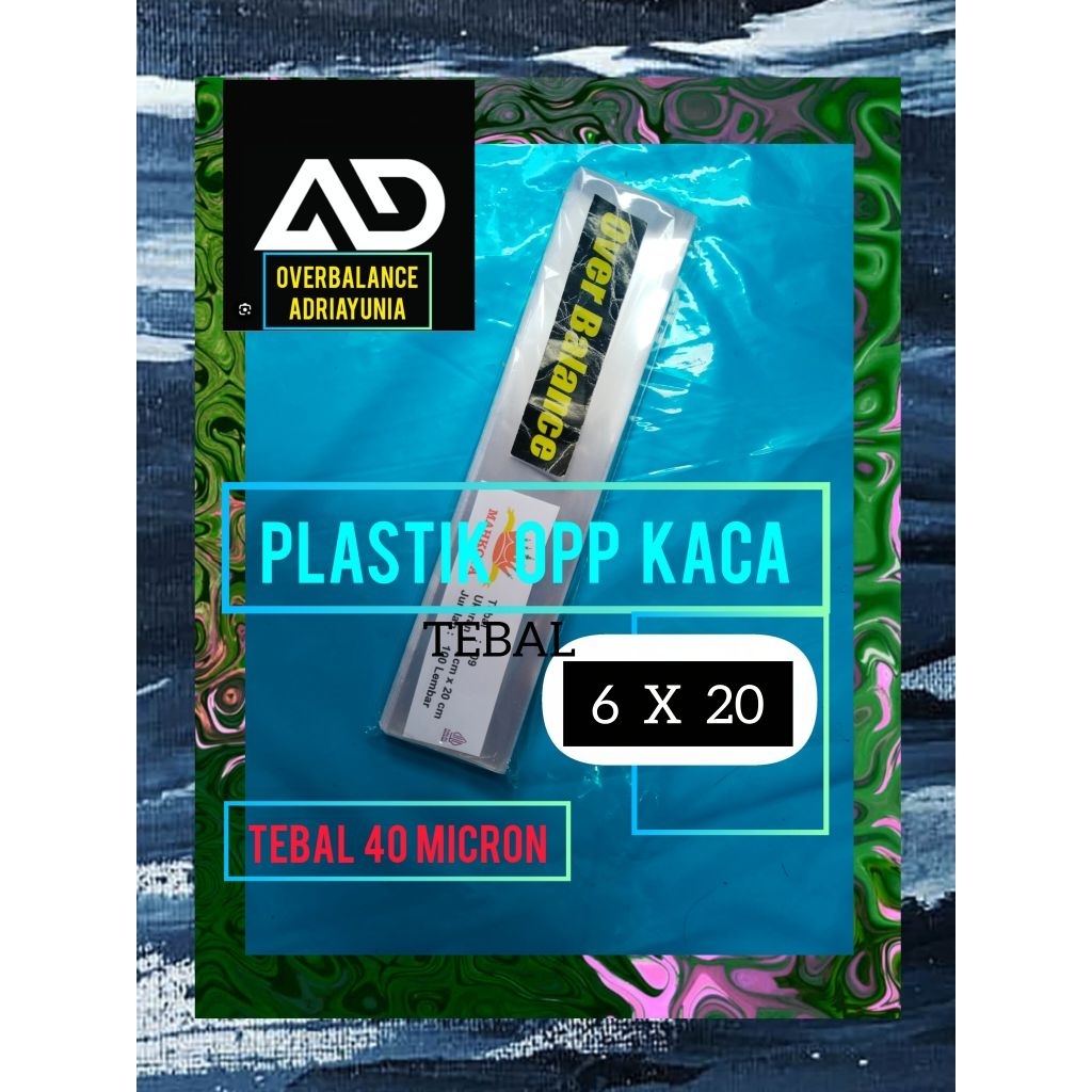 Plastik Opp Kaca 6X20 - Plastik Opp 6 x 20 Tanpa Seal - Plastik Opp Polos 6x20 - Plastik Opp 6 x 20 