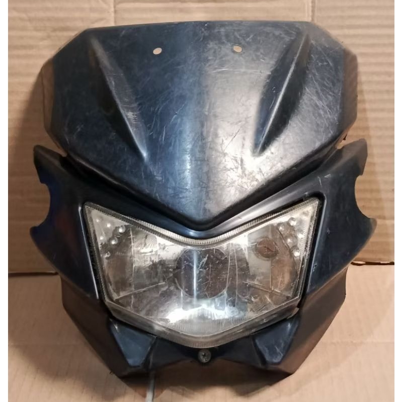 batok lampu depan klx old original