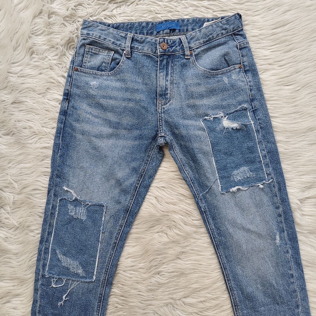 Panicale Italy Patch Jeans