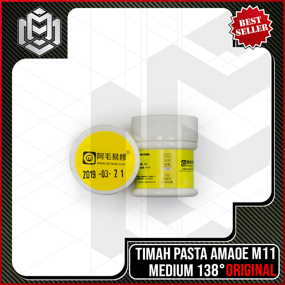 MM - Timah Pasta Amaoe M11 Low Temperature 138° / Timah Pasta Amaoe M13 Medium 190°