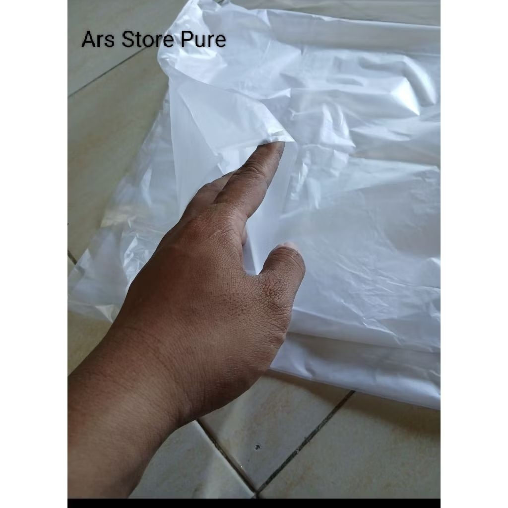 PLASTIK LAYANGAN PUTIH TIPIS MURAH (COCOK BUAT LAYANGAN)