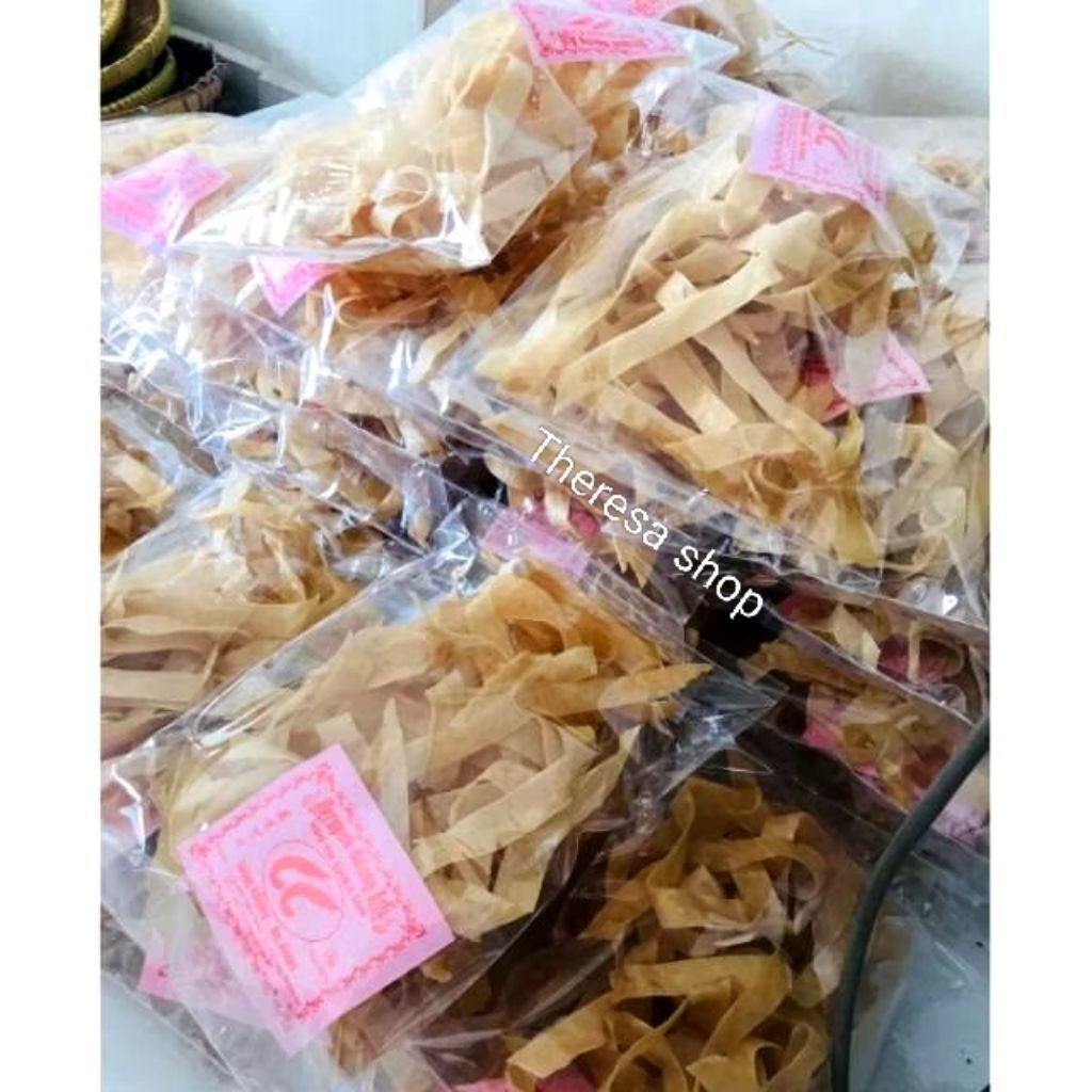 Kerupuk Udang Panjang Asli 100% Original Dari Rangsang 250gram / Heciam 250gr / He Chiam / HeChiam /