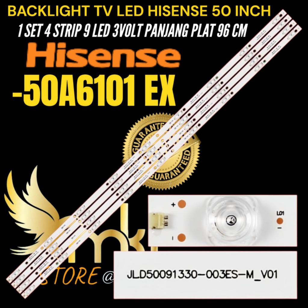 BACKLIGHT TV LED HISENSE 50 INCH 50A6101EX BACKLIGHT TV HISENSE 50 INCH