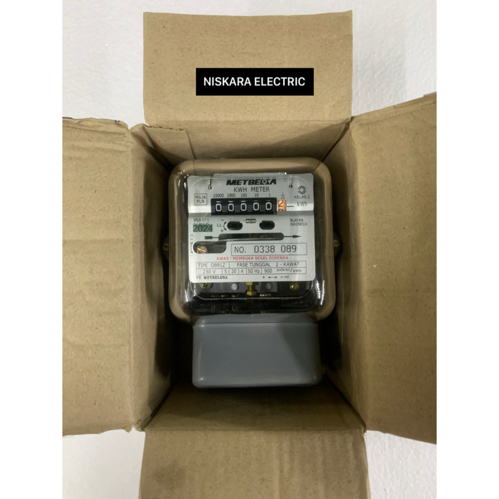 KWH METER 1 PHASE METBELOSA 5.20