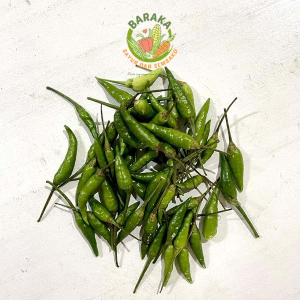 CABE LALAP HIJAU / CABE RAWIT LALAP 100 gram - Sayur Segar Baraka Jogja