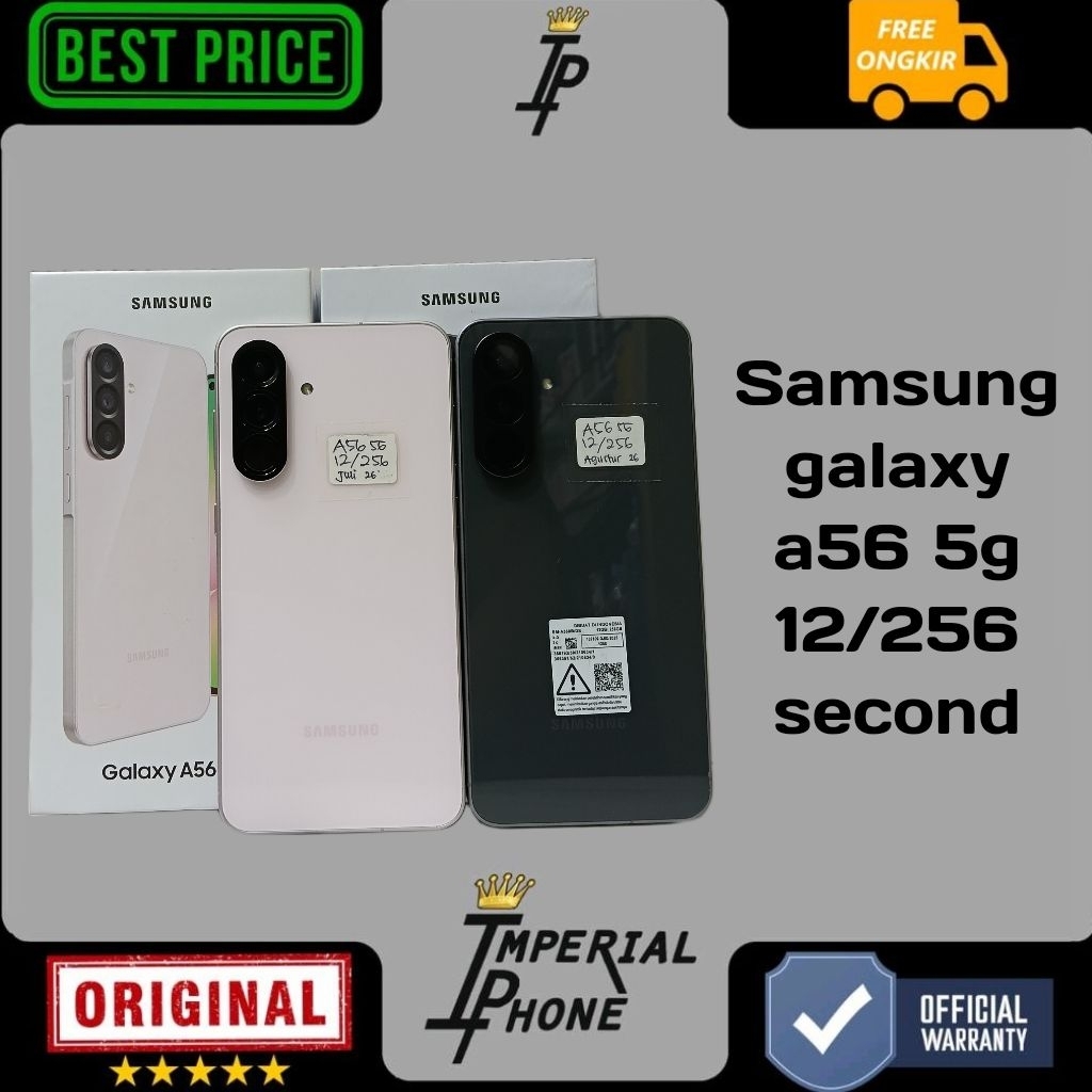 samsung galaxy a56 5g 12/256 second