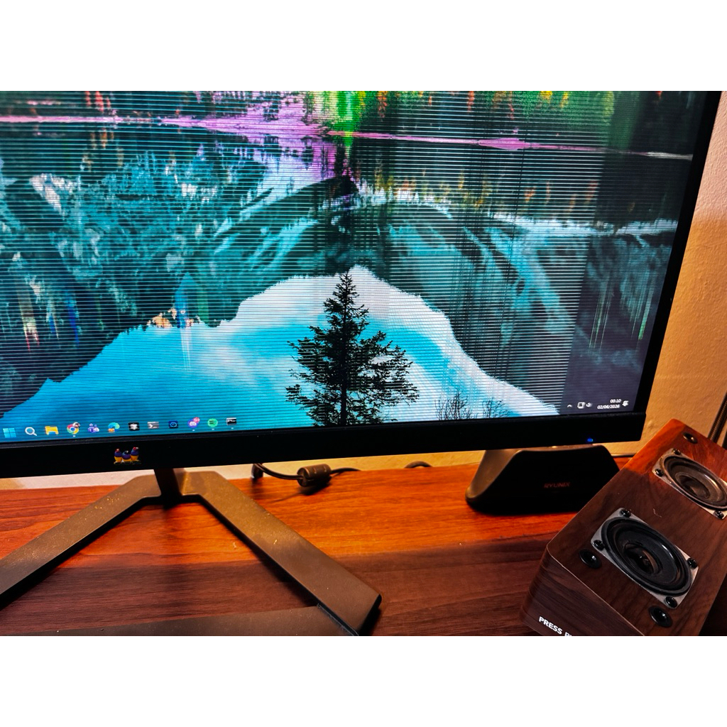 Monitor View Sonic Rusak