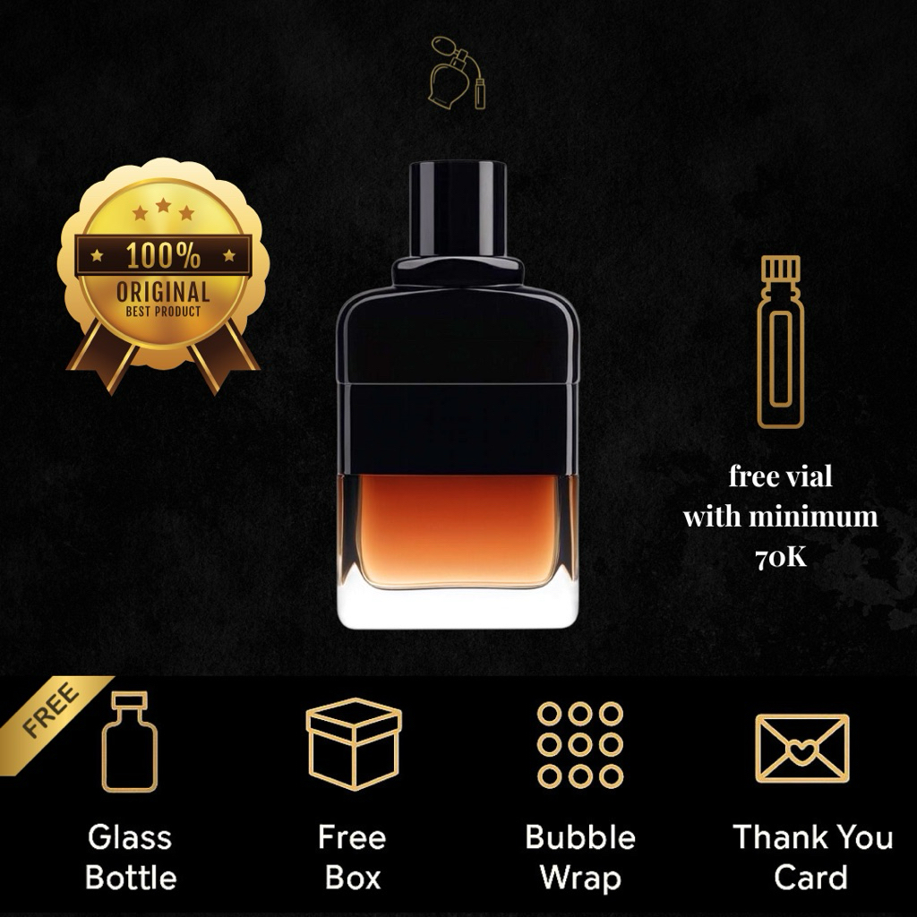 Givenchy gentleman reserve privee EDP Original For Men Ready 2ml, 3ml,5 ml,10 ml