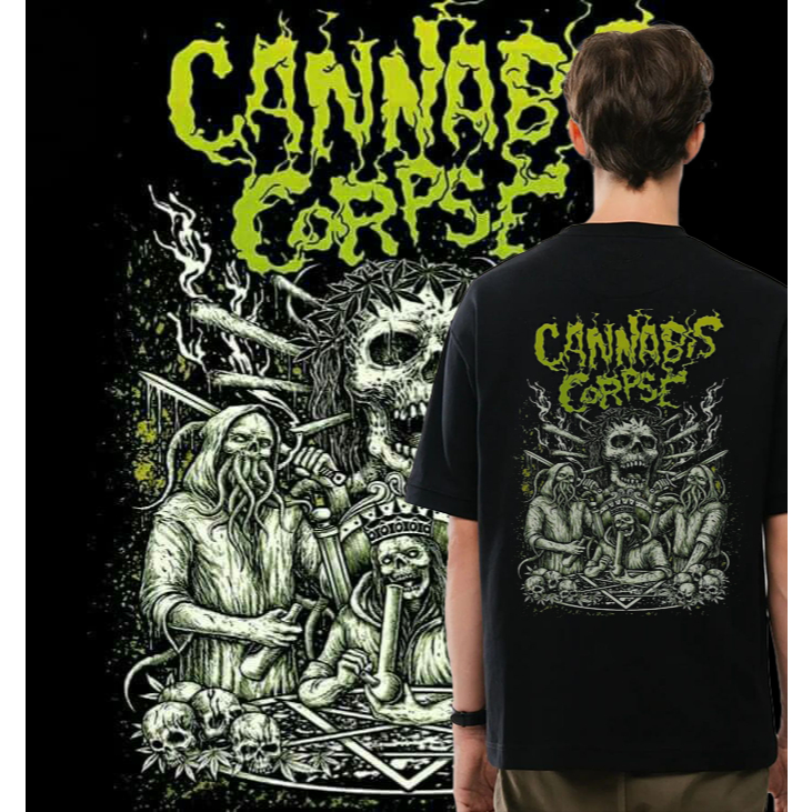 kaos band metal cannabis corpse