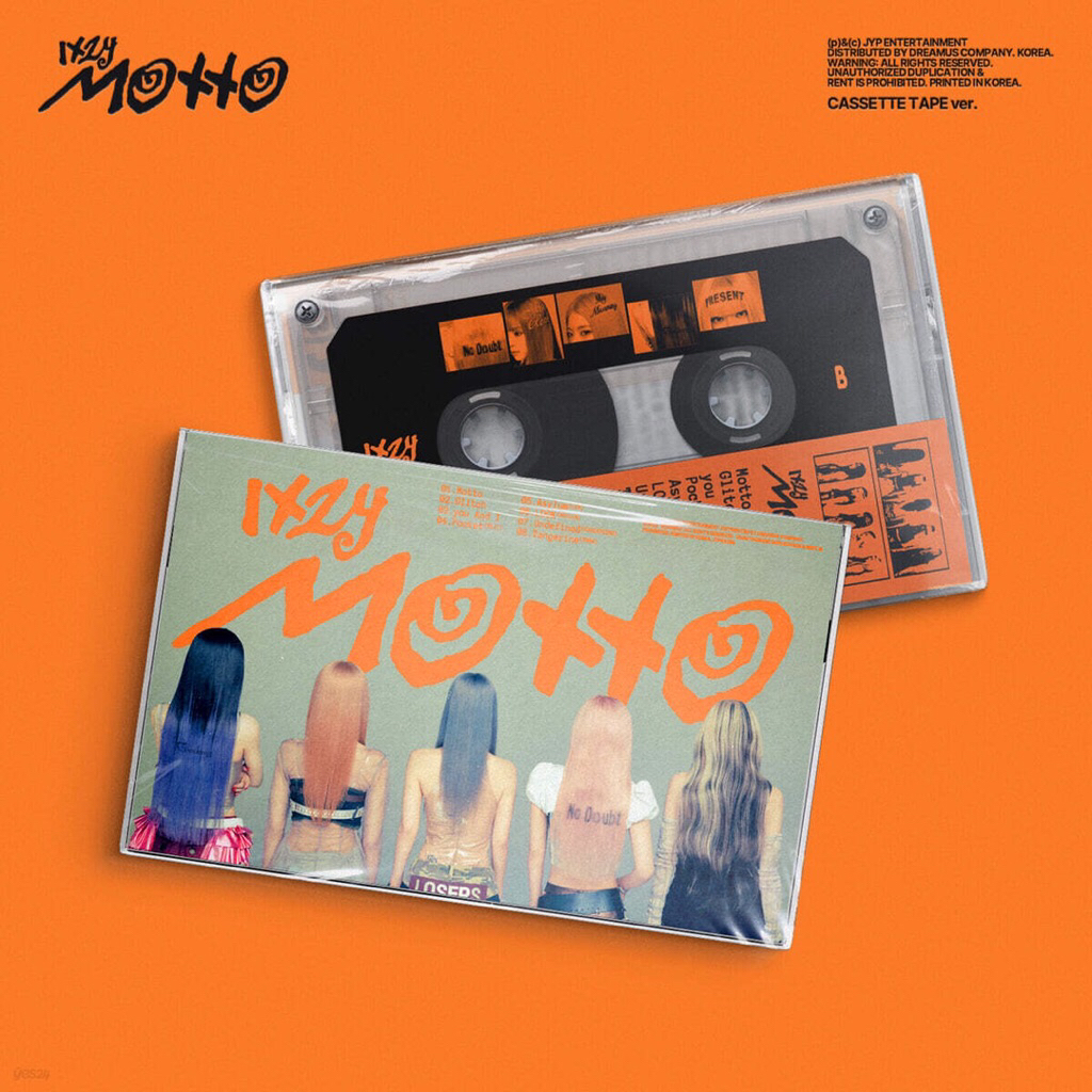 READY STOCK OFFICIAL ITZY MOTTO CASSETTE TAPE VER