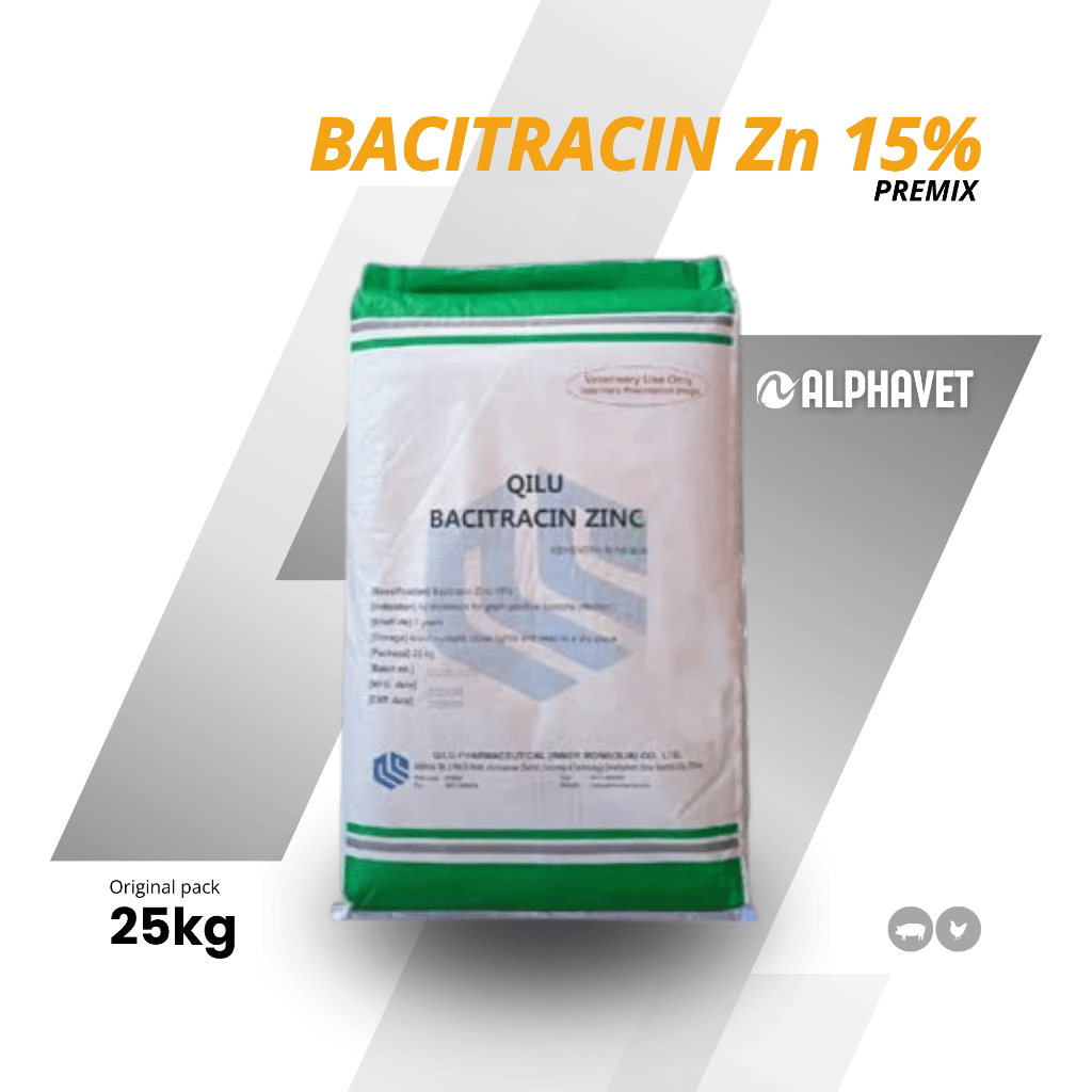 Qilu BZn 15% ZincBac AGP Antimicroba Growth Promotor Hewan Ternak Unggas & Babi
