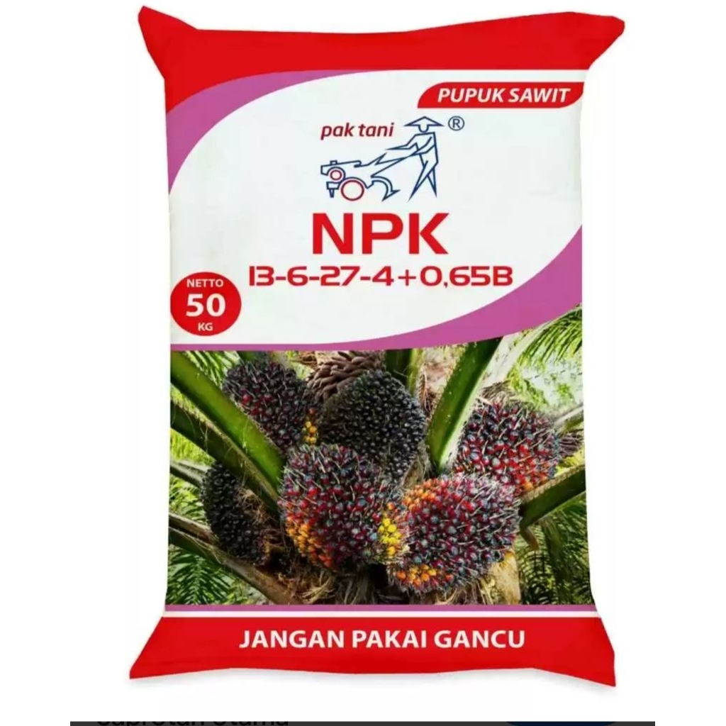 Pupuk NPK 13-6-27-4+0,65 B 50 kg
