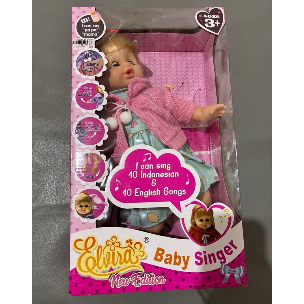 mainan boneka anak bisa ngomong barbie