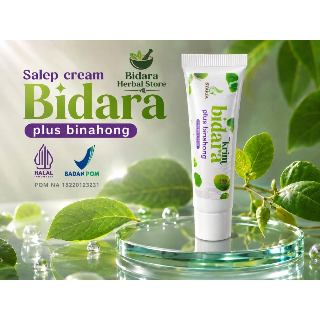 Salep Krim Bidara dan Binahong original | Salep untuk Gatal Herbacare cream