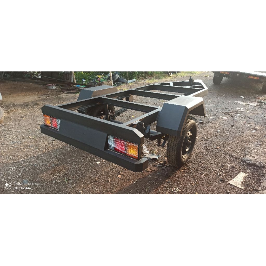 Trailer genset 30 kva roda tiga