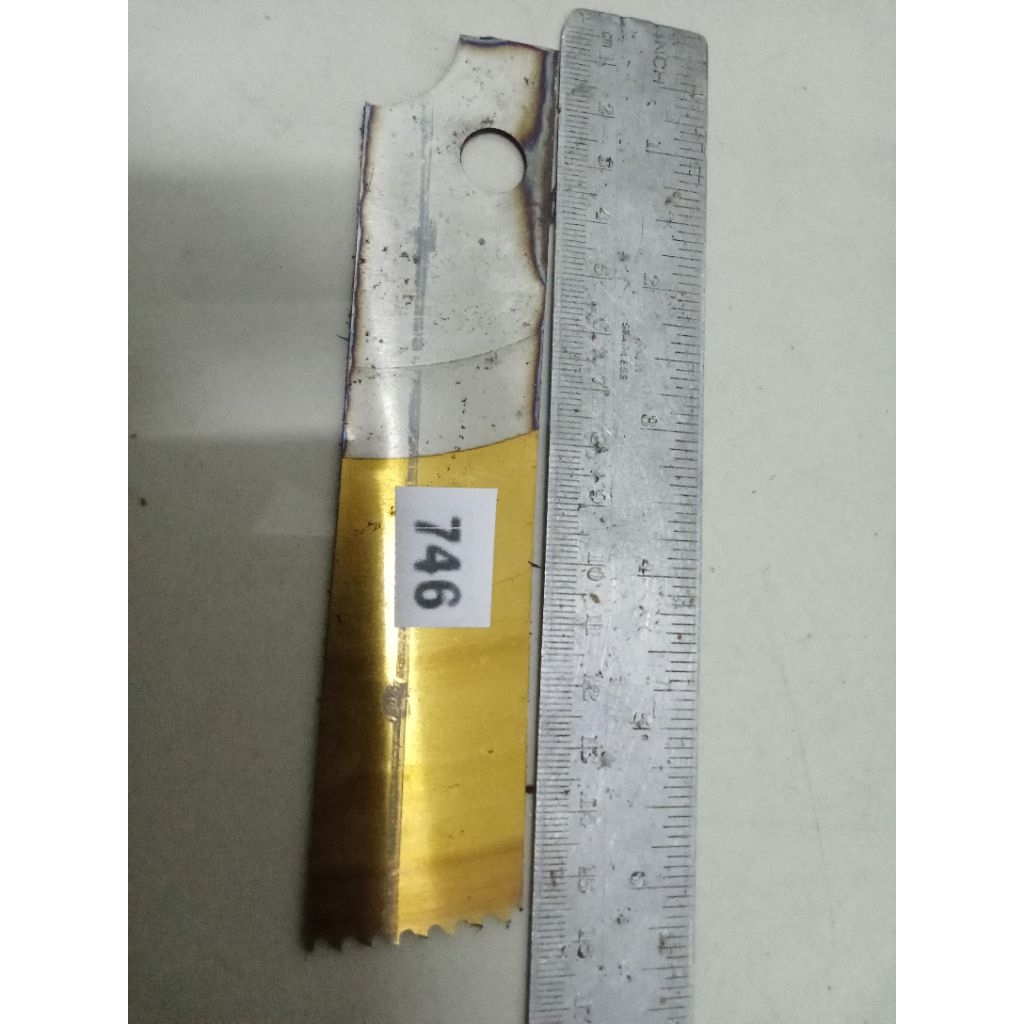 Baja HSS DM05 Gold Original Bahan Pisau Dapur Iris Seset Kelet Fillet Serut Raut Stek Okulasi Grafti