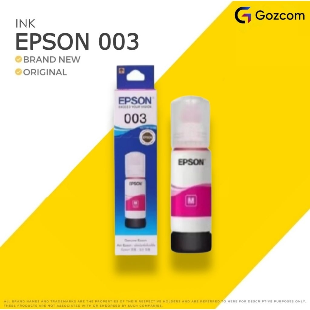 Tinta Epson 003 Magenta Orginal - Magenta