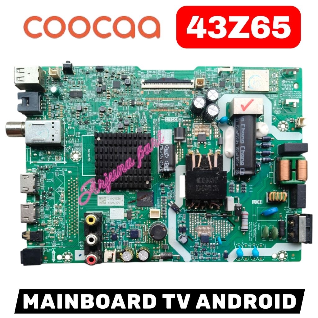 43Z65 / MB TV COOCAA 43Z65 / MAINBOATD TV COOCAA 43Z65 / MESIN TV COOCAA 43Z65 / MODUL TV COOCAA 43Z