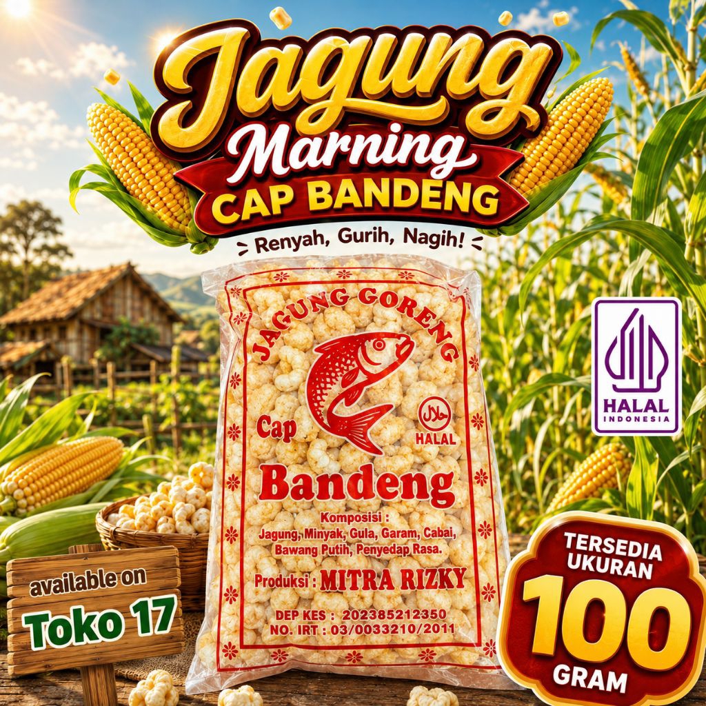 JagungMarning Goreng isi 100 Gram dan 250 gram