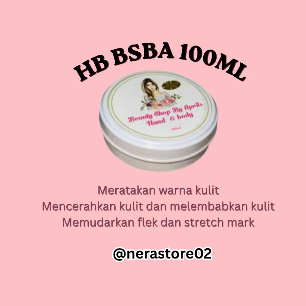 HB BSBA By April Makassar | Mencerahkan kulit 7-14 hari rutin pemakaian | Original 100%