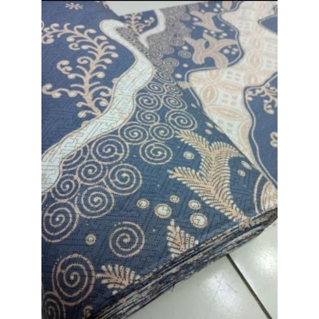 Kain Batik Katun Dobby / Kain Batik Katun Polos Motif Tenun