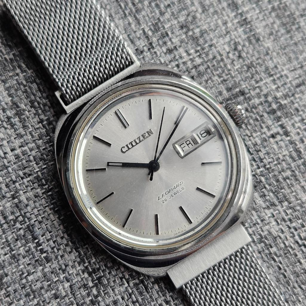 Overhauled CITIZEN LEOPARD 26 Jewels Automatic 4-720032TA Vintage Watch – Rare