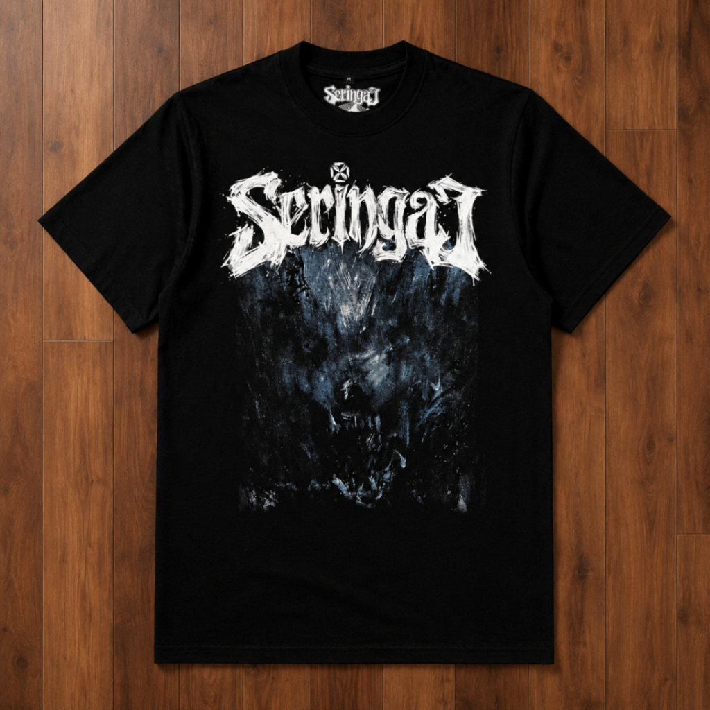 Seringai Official Merch Anastasis - Original 100% - T-Shirt Kaos Band