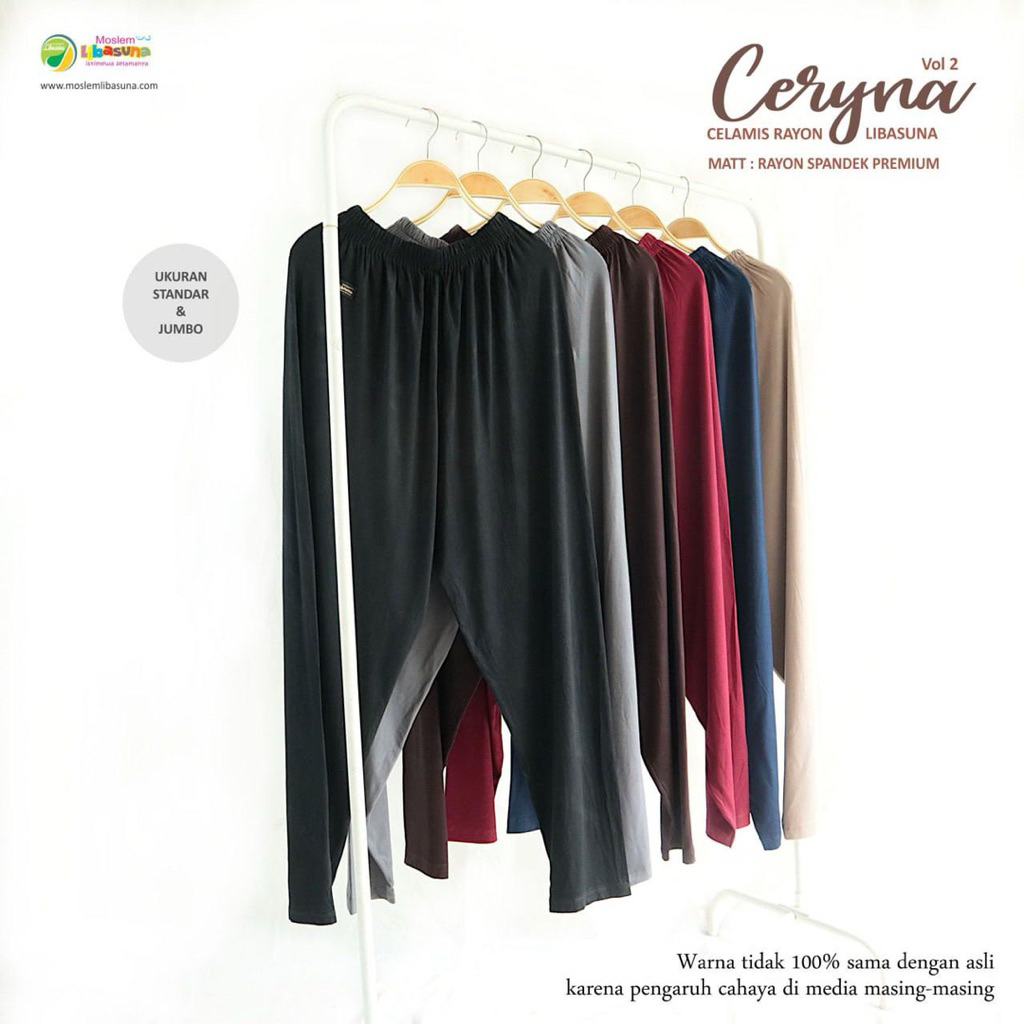 Celamis Ceryna Libasuna Rayon Spandex Premium | Adem, Lentur, Nyaman Seharian