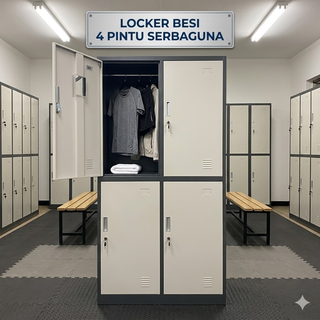 Locker Besi 4 Pintu by Avery Loker Besi 2x2 Serbaguna Loker Besi 4 pintu Loker Kolam Renang Locker K