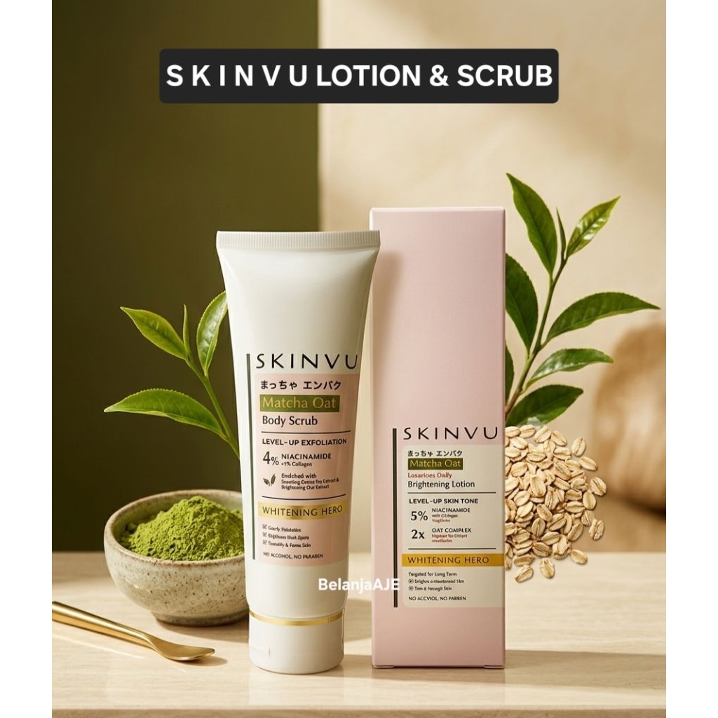 Skinvu Body Lotion | Skinvu Body Scrub