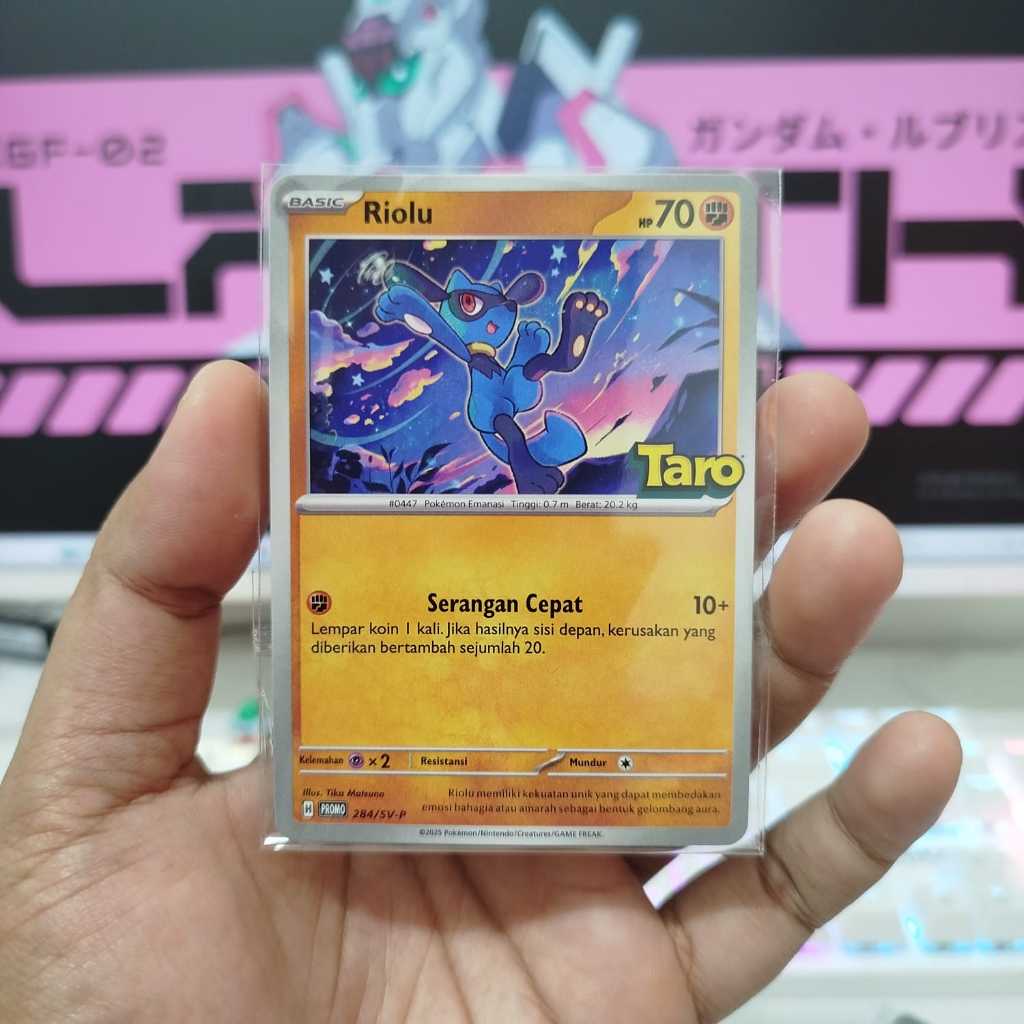 Riolu - 284/SV-P - PROMO TARO - Kartu Pokemon ID