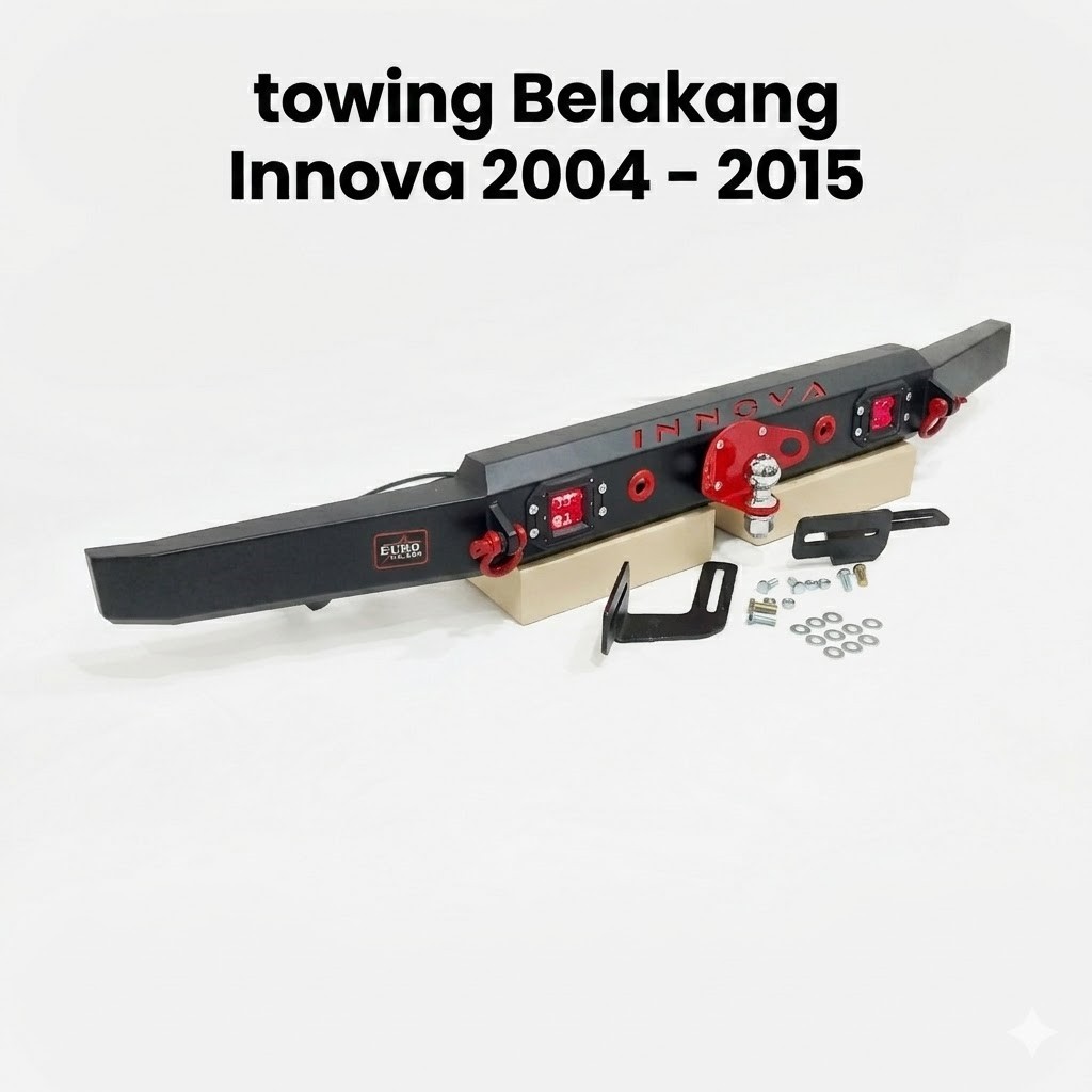 Towing Belakang Custom Mobil Innova 2005-2015 Emboss