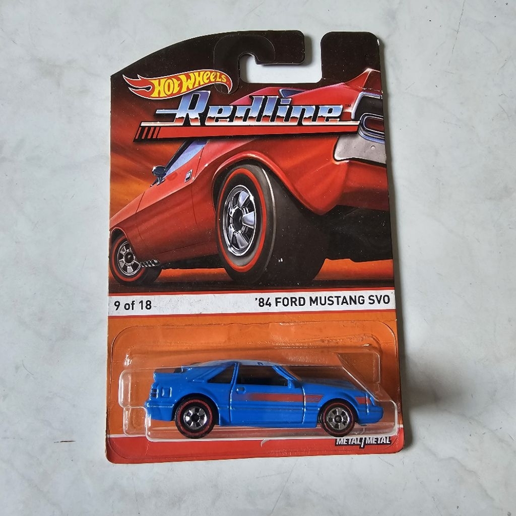 hotwheels 84 ford mustang svo redline series