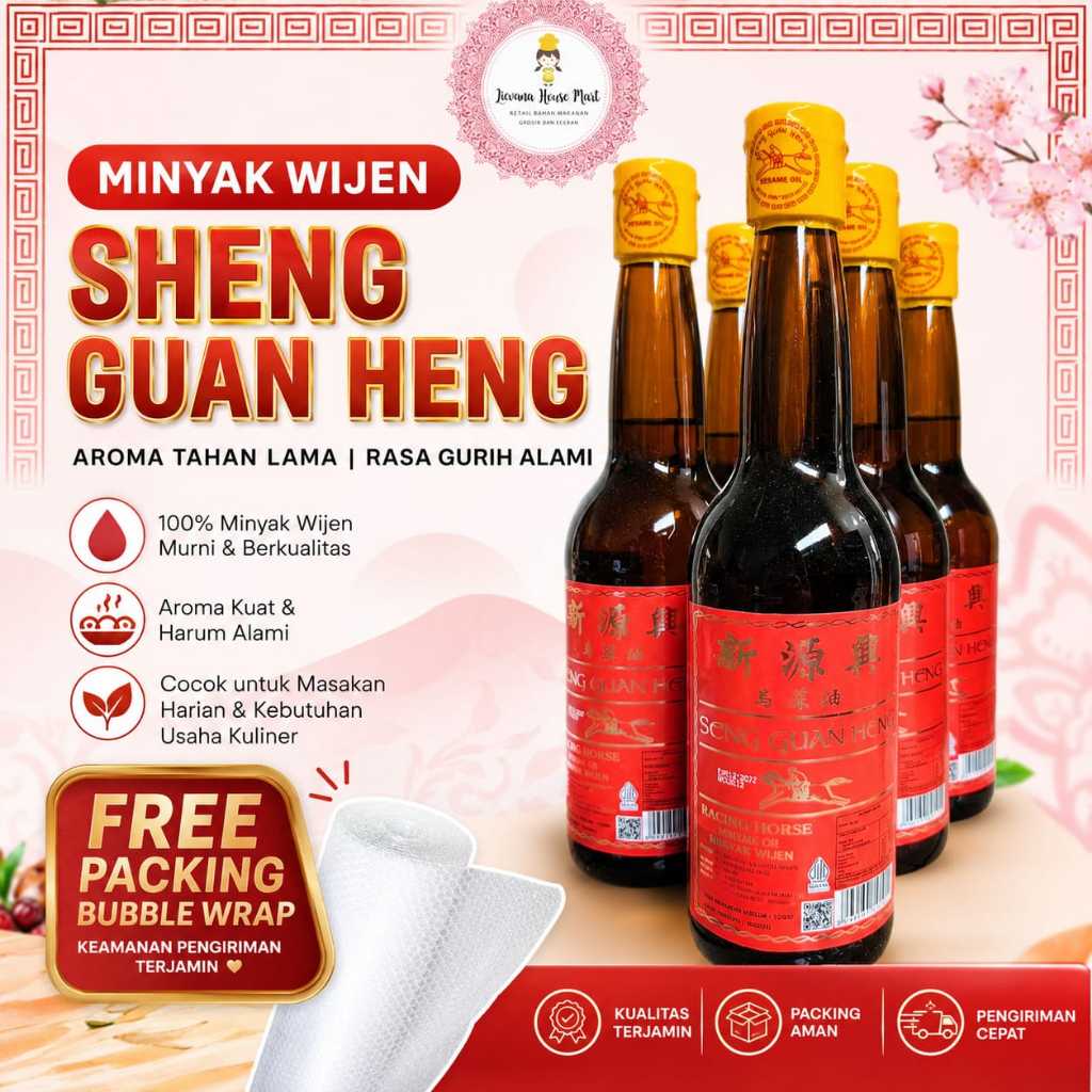 Minyak wijen seng guan heng / minyak wijen cap "Kuda"