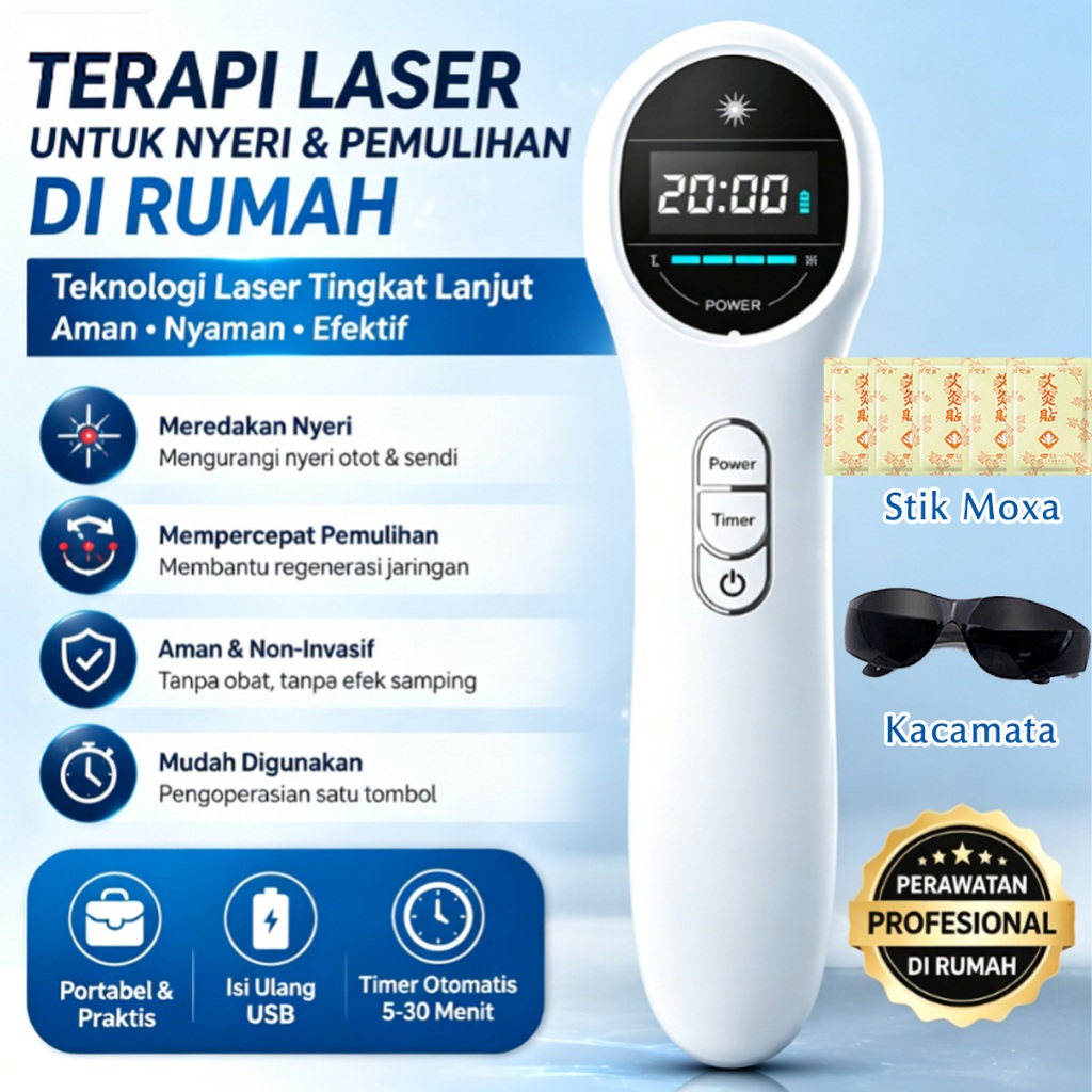 650nm + 808nm Laser 4 Intensitas Alat Terapi Kesehatan Alat Lampu Infrared Fisioterapi Terapi Laser 