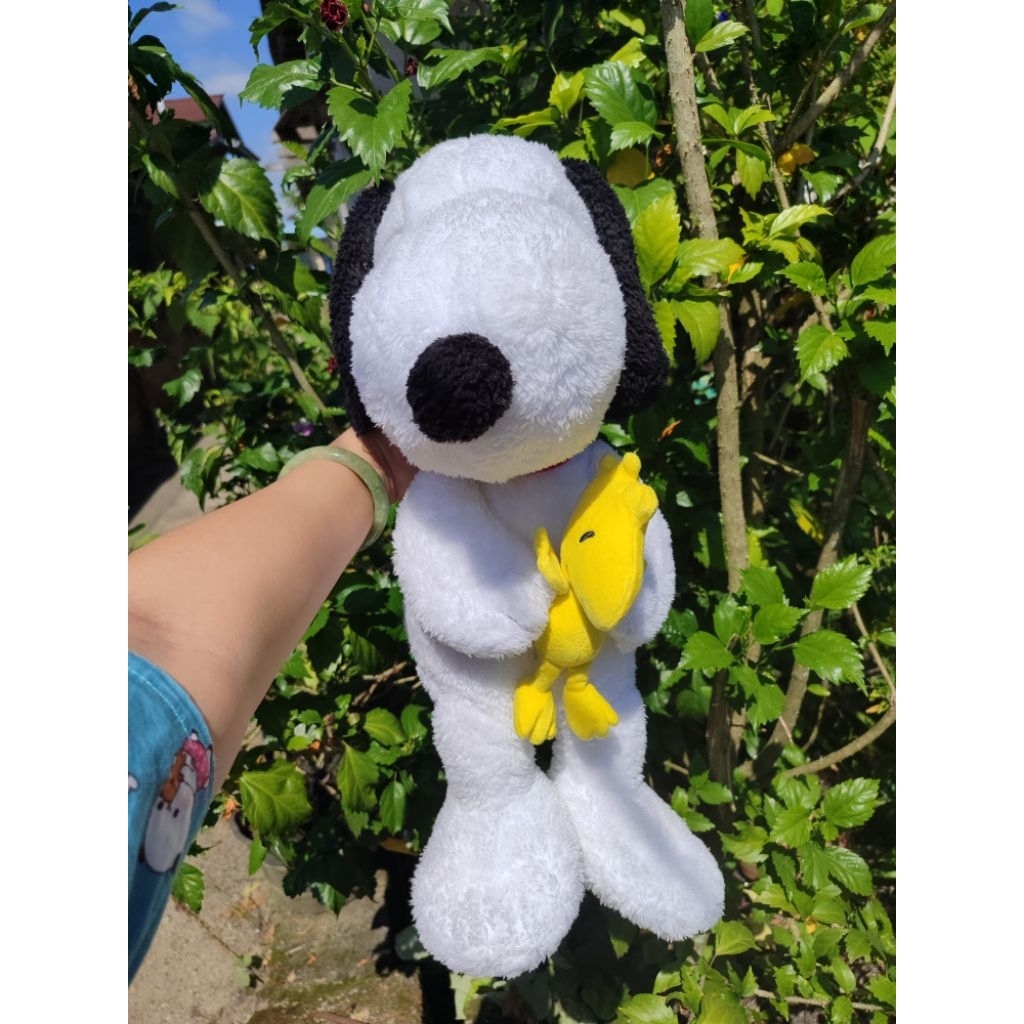 boneka universal studio Snoopy bawa pulang Woodstock besar